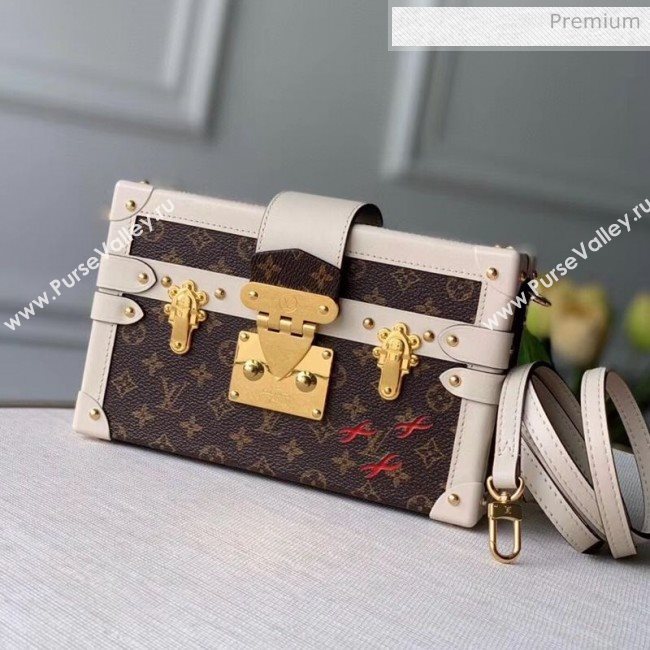 Louis Vuitton Petite Malle Box Bag M45292 Monogram Canvas/White 2020 (KI-20061909)