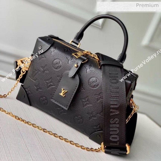 Louis Vuitton Locky BB Square One Top Handel Bag in Monogram Embossed Leather M56319 Black 2020 (KI-20061913)