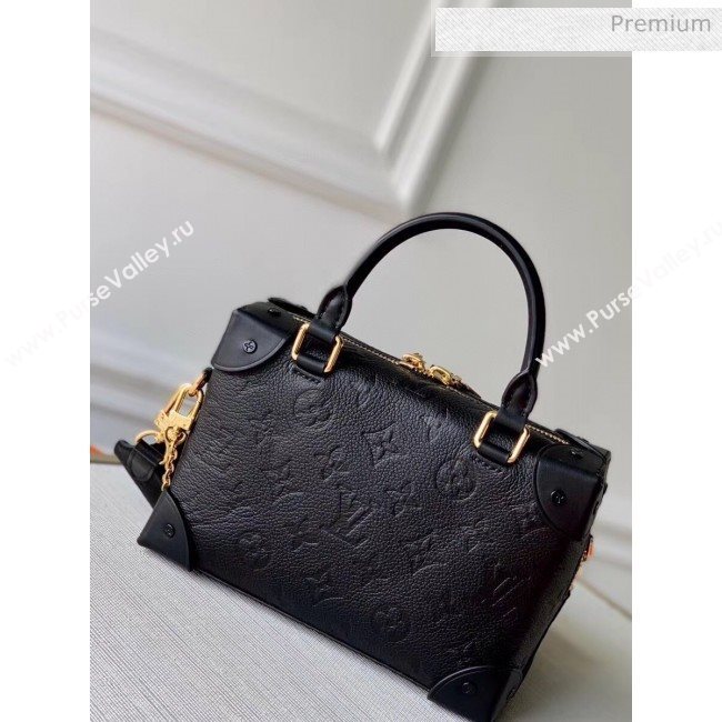 Louis Vuitton Locky BB Square One Top Handel Bag in Monogram Embossed Leather M56319 Black 2020 (KI-20061913)