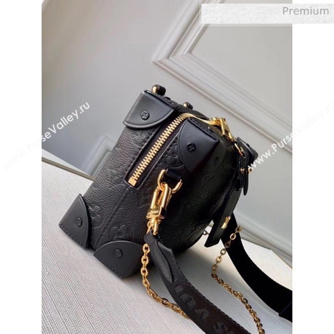 Louis Vuitton Locky BB Square One Top Handel Bag in Monogram Embossed Leather M56319 Black 2020 (KI-20061913)