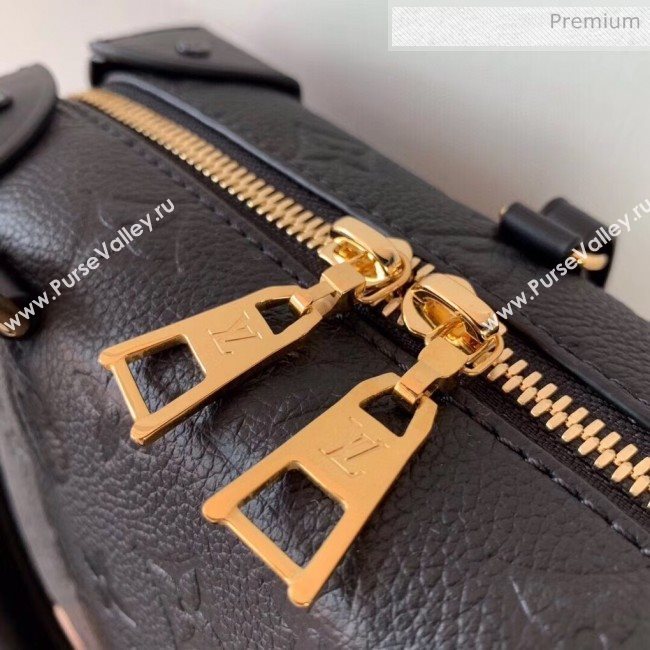 Louis Vuitton Locky BB Square One Top Handel Bag in Monogram Embossed Leather M56319 Black 2020 (KI-20061913)