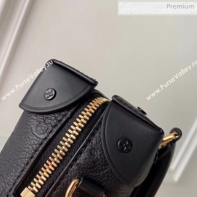 Louis Vuitton Locky BB Square One Top Handel Bag in Monogram Embossed Leather M56319 Black 2020 (KI-20061913)