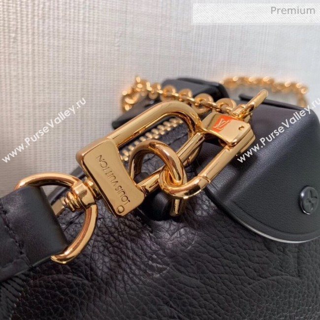 Louis Vuitton Locky BB Square One Top Handel Bag in Monogram Embossed Leather M56319 Black 2020 (KI-20061913)