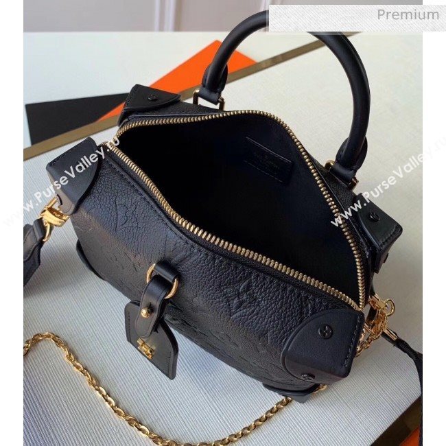 Louis Vuitton Locky BB Square One Top Handel Bag in Monogram Embossed Leather M56319 Black 2020 (KI-20061913)