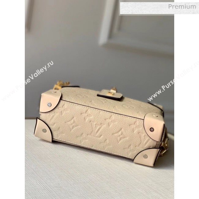 Louis Vuitton Locky BB Square One Top Handel Bag in Monogram Embossed Leather M56319 Cream Beige 2020 (KI-20061912)