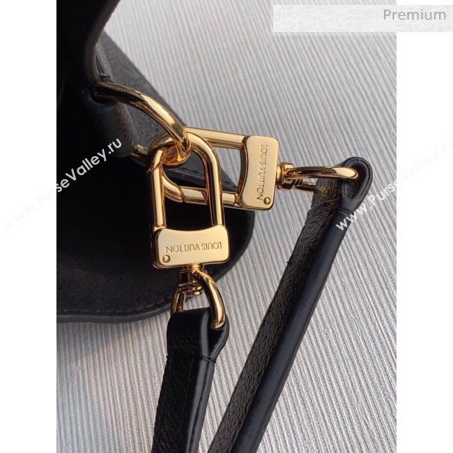 Louis Vuitton NéoNoé MM Bucket Bag in Monogram Embossed Leather M45256 Black 2020 (KI-20061917)