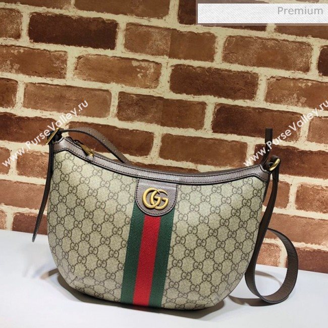 Gucci Ophidia GG Small Hobo Shoulder Bag 598125 Beige 2020 (DLH-20062001)