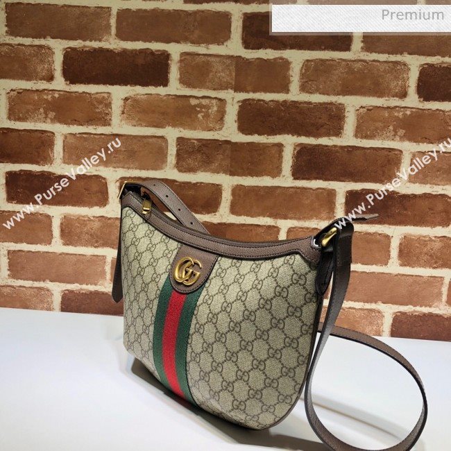 Gucci Ophidia GG Small Hobo Shoulder Bag 598125 Beige 2020 (DLH-20062001)