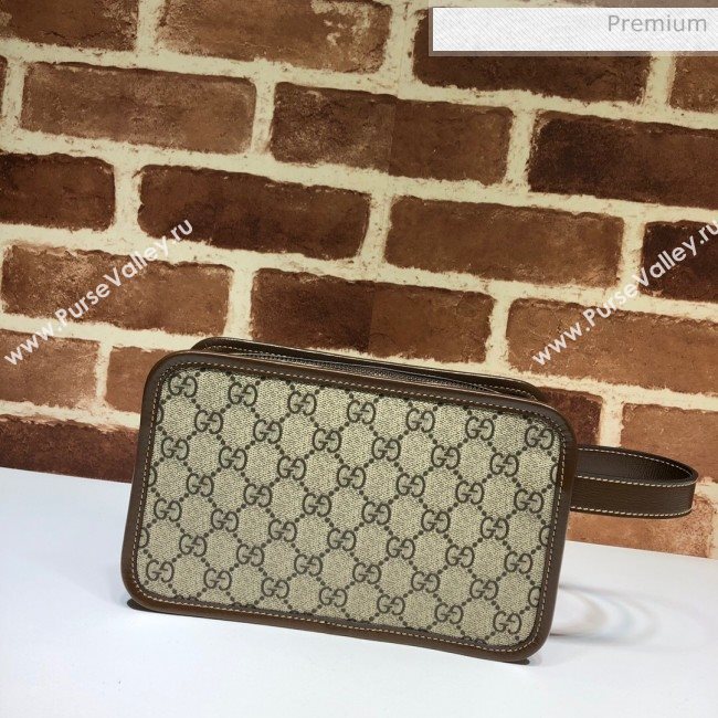 Gucci GG Canvas Travel Case Clutch with Interlocking G 625764 2020 (DLH-20062002)