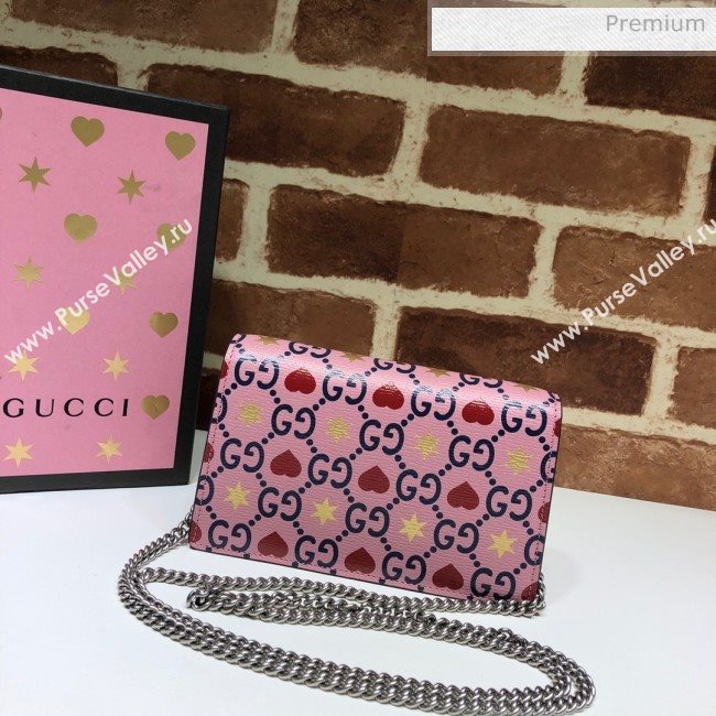 Gucci Dionysus GG Love Leather Super Mini Bag 476432 Pink 2020 (DHL-20062011)