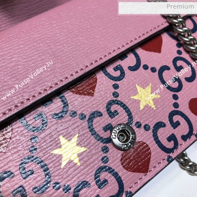 Gucci Dionysus GG Love Leather Super Mini Bag 476432 Pink 2020 (DHL-20062011)