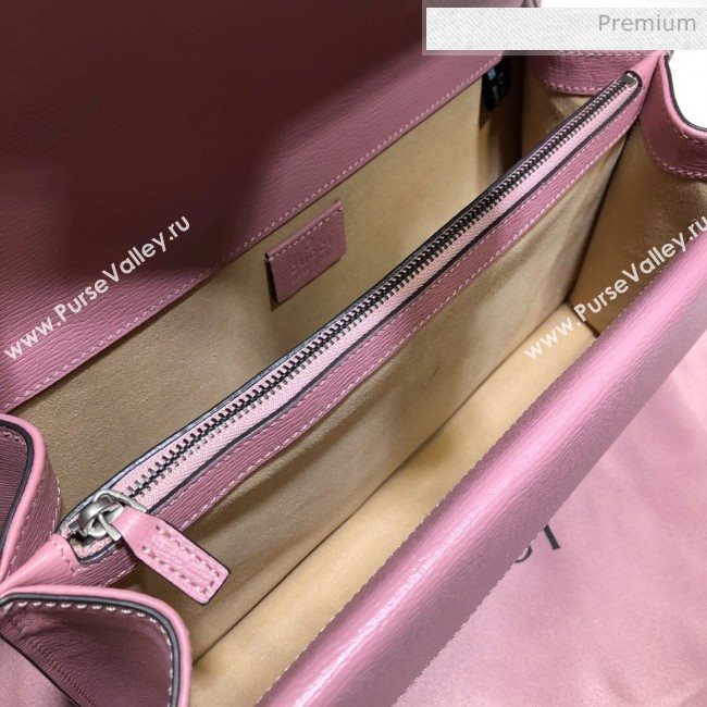 Gucci Dionysus GG Love Leather Small Bag ‎400249 Pink 2020 (DHL-20062013)