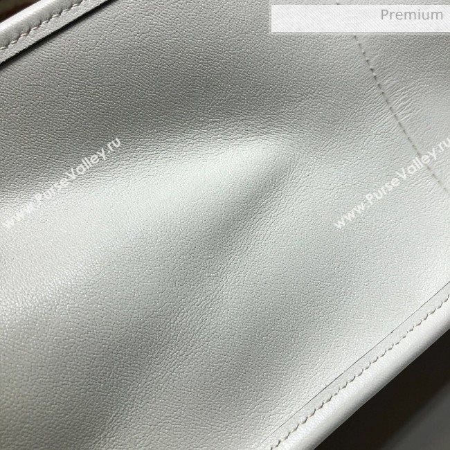 Gucci Horsebit 1955 GG Canvas Medium Tote Bag 623694 White 2020 (DHL-20062018)