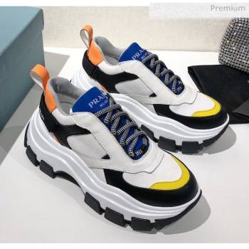 Prada Block Sneakers White/Blue/Yellow 2020 (MD-20061506)