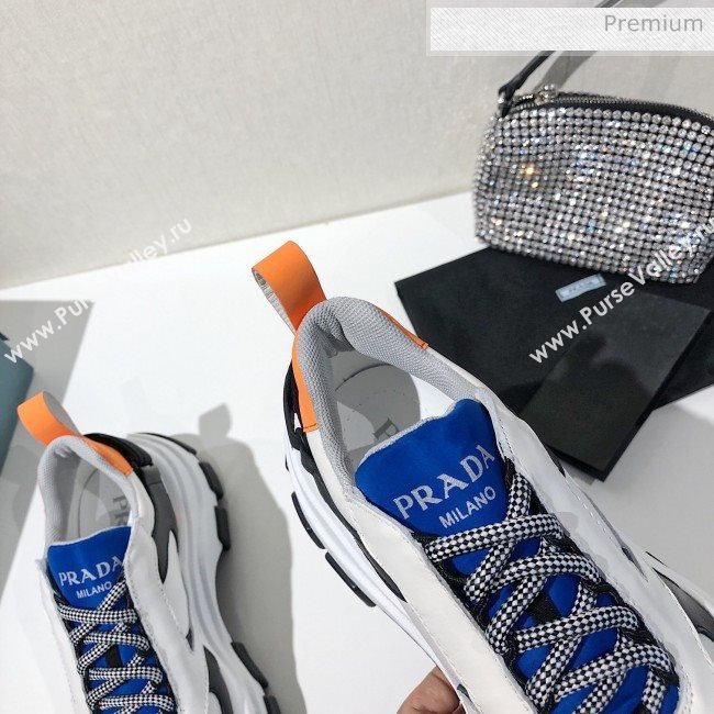 Prada Block Sneakers White/Blue/Yellow 2020 (MD-20061506)