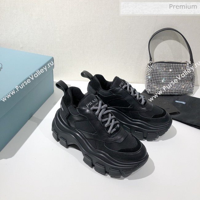 Prada Block Sneakers Black 2020 (MD-20061514)