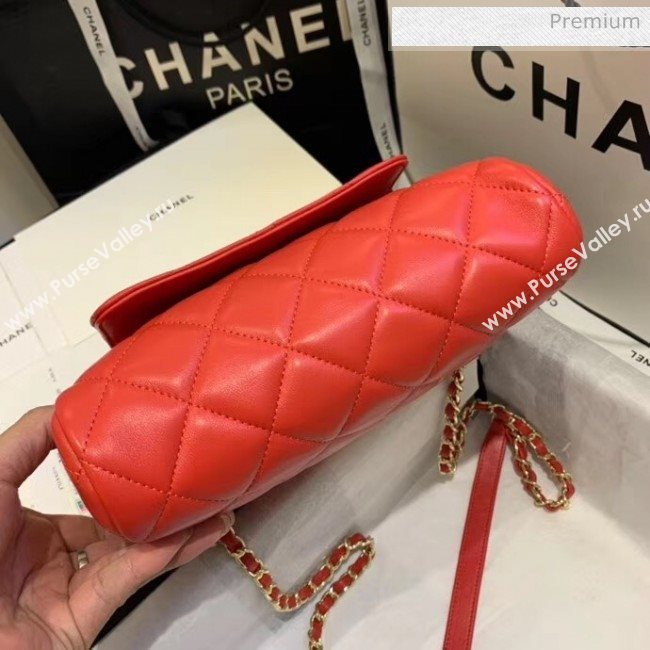 Chanel Small Camera Case in Lambskin AS1367 Red 2020 (JY-20061533)