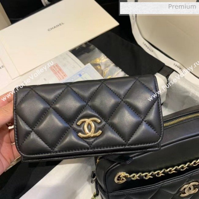 Chanel Small Camera Case in Lambskin AS1367 Black 2020 (JY-20061534)