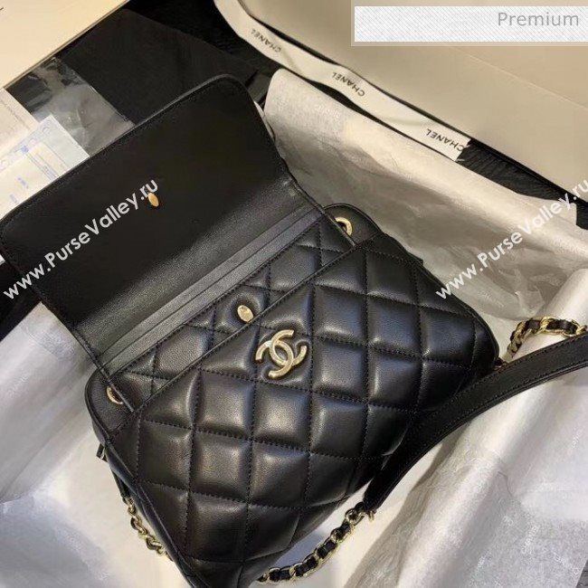 Chanel Small Camera Case in Lambskin AS1367 Black 2020 (JY-20061534)