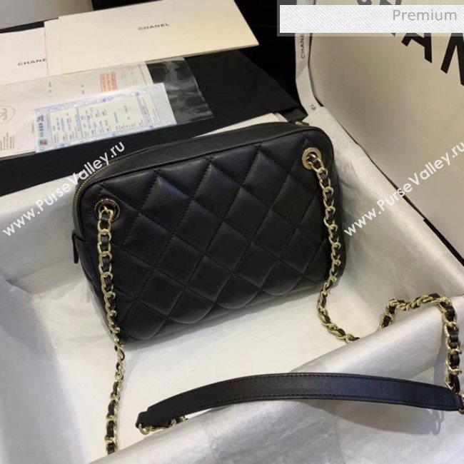 Chanel Small Camera Case in Lambskin AS1367 Black 2020 (JY-20061534)