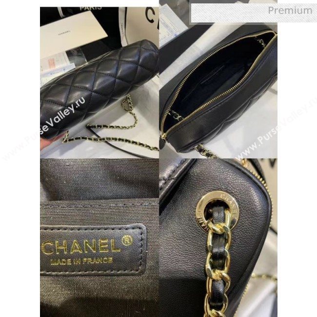 Chanel Small Camera Case in Lambskin AS1367 Black 2020 (JY-20061534)