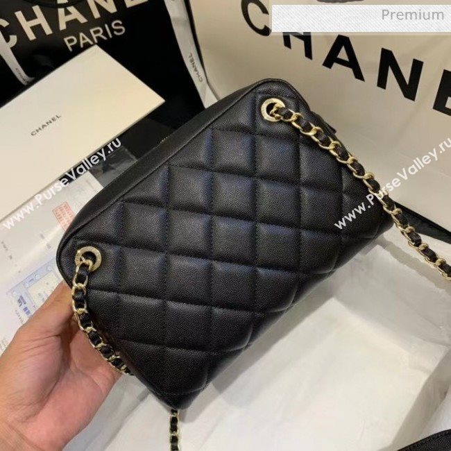 Chanel Small Camera Case in Grained Calfskin AS1367 Black 2020 (JY-20061537)