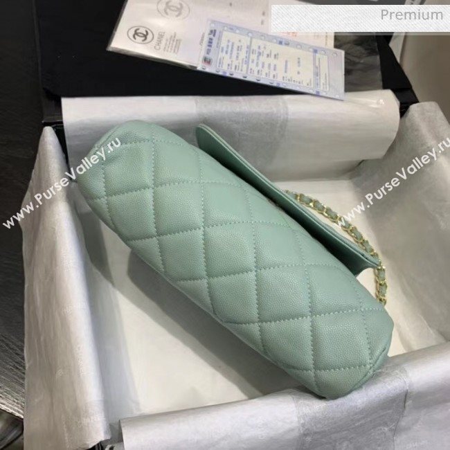 Chanel Small Camera Case in Grained Calfskin AS1367 Green 2020 (JY-20061538)