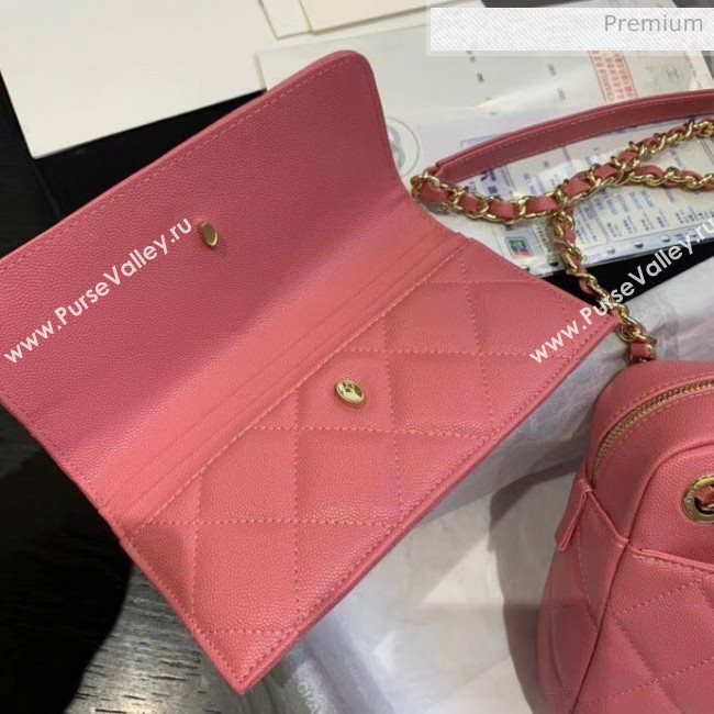 Chanel Small Camera Case in Grained Calfskin AS1367 Pink 2020 (JY-20061539)