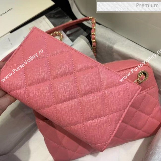 Chanel Small Camera Case in Grained Calfskin AS1367 Pink 2020 (JY-20061539)