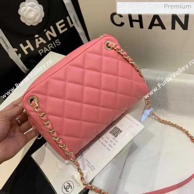 Chanel Small Camera Case in Grained Calfskin AS1367 Pink 2020 (JY-20061539)