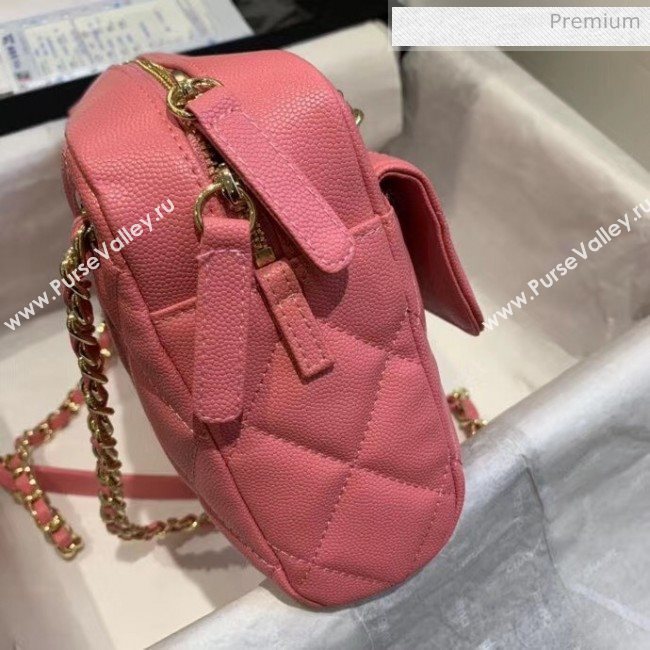 Chanel Small Camera Case in Grained Calfskin AS1367 Pink 2020 (JY-20061539)