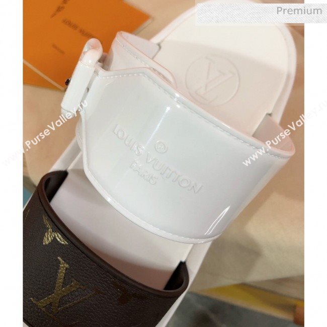 Louis Vuitton SUNBATH Flat Mules Sandals 1A66XD White 2020 (MD-20061638)