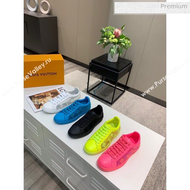 Louis Vuitton LUXEMBOURG Trainers Sneakers in Transparent Textile Black 2020（For Women And Men） (MD-20061779)