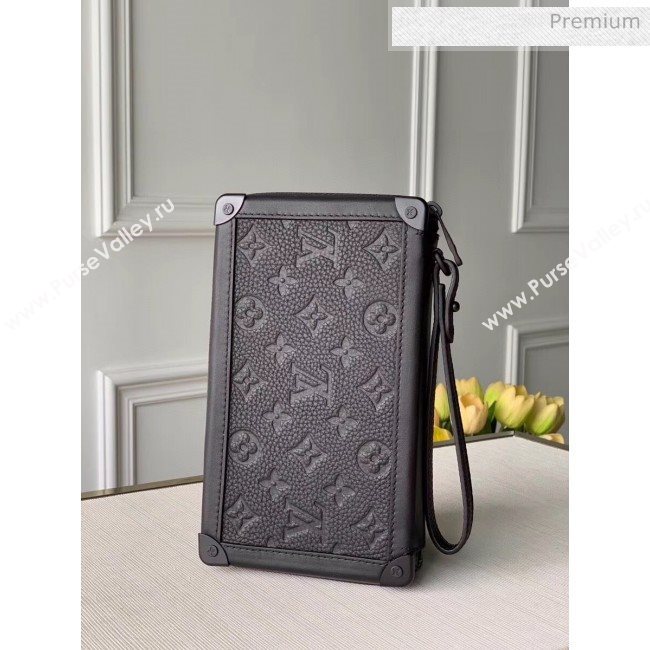 Louis Vuitton Soft Trunk Clutch M68986 in Taurillon Monogram Leather Black 2020 (K-20061851)