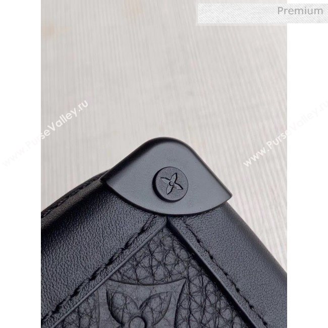 Louis Vuitton Soft Trunk Clutch M68986 in Taurillon Monogram Leather Black 2020 (K-20061851)