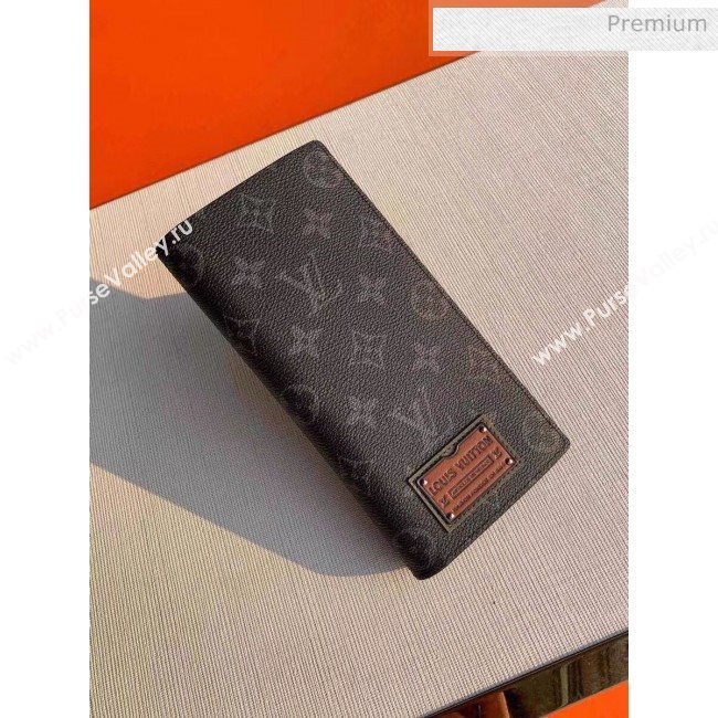 Louis Vuitton Brazza Wallet in Monogram Eclipse Coated Canvas M69260 Black 2020 (K-20061859)