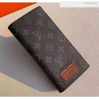 Louis Vuitton Brazza Wallet in Monogram Eclipse Coated Canvas M69260 Black 2020 (K-20061859)
