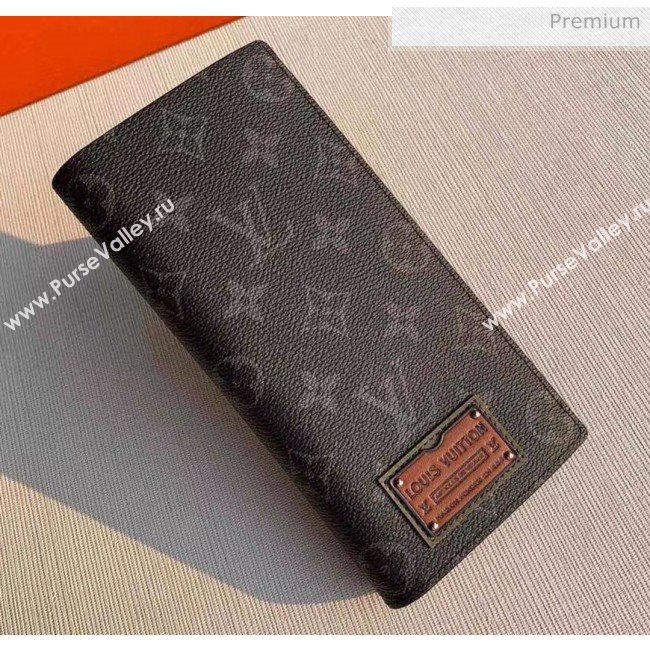 Louis Vuitton Brazza Wallet in Monogram Eclipse Coated Canvas M69260 Black 2020 (K-20061859)