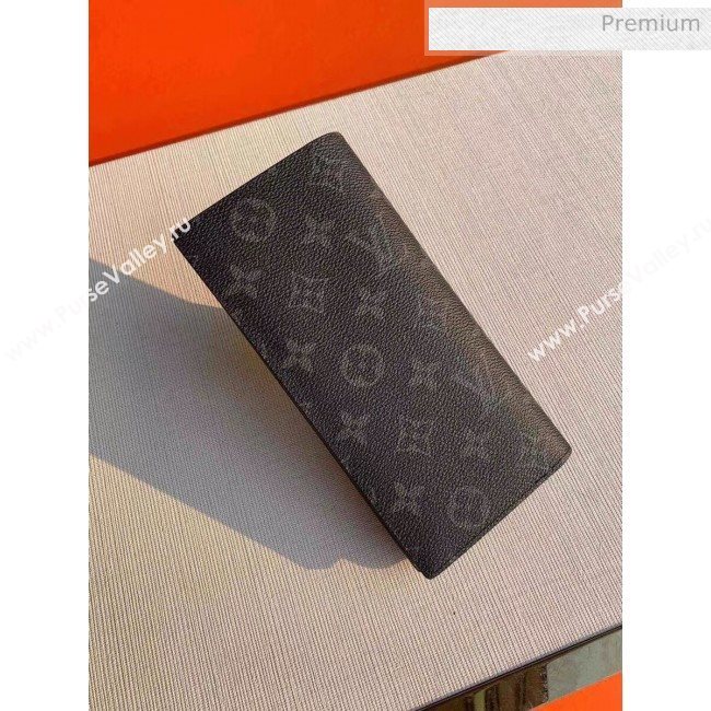 Louis Vuitton Brazza Wallet in Monogram Eclipse Coated Canvas M69260 Black 2020 (K-20061859)