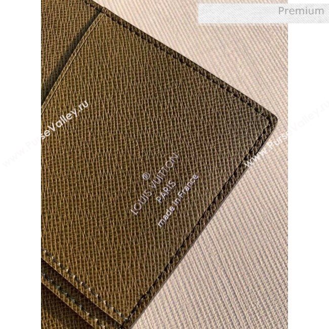 Louis Vuitton Brazza Wallet in Monogram Eclipse Coated Canvas M69260 Black 2020 (K-20061859)