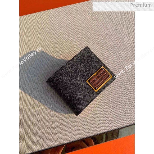 Louis Vuitton Brazza Wallet in Monogram Eclipse Coated Canvas M69260 Black 2020 (K-20061860)