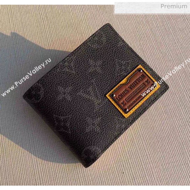 Louis Vuitton Brazza Wallet in Monogram Eclipse Coated Canvas M69260 Black 2020 (K-20061860)