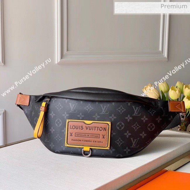 Louis Vuitton DISCOVERY Bumbag in Monogram Eclipse Coated Canvas M45220 Black 2020 (K-20061861)