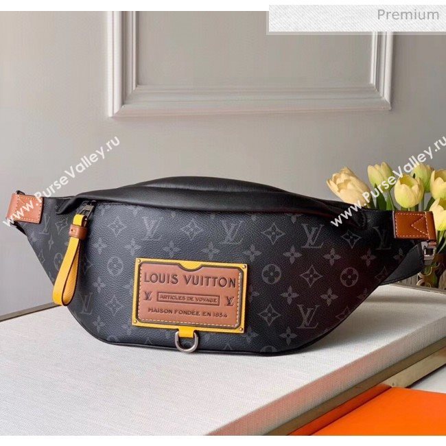 Louis Vuitton DISCOVERY Bumbag in Monogram Eclipse Coated Canvas M45220 Black 2020 (K-20061861)