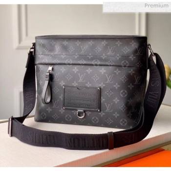 Louis Vuitton Besace Zippée MM Bag in Monogram Eclipse Canvas M45216 Black 2020 (K-20061863)