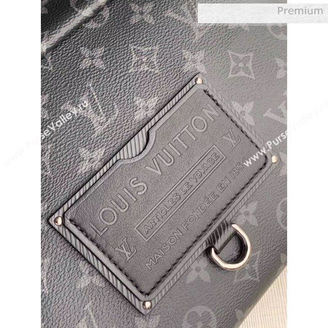 Louis Vuitton Besace Zippée MM Bag in Monogram Eclipse Canvas M45216 Black 2020 (K-20061863)