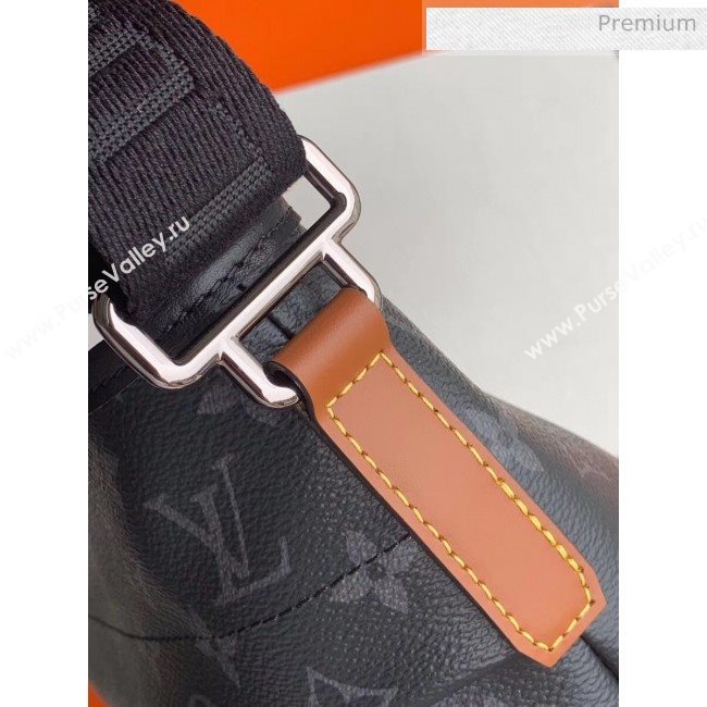 Louis Vuitton Besace Zippée MM Bag in Monogram Eclipse Canvas M45214 Black 2020 (K-20061862)