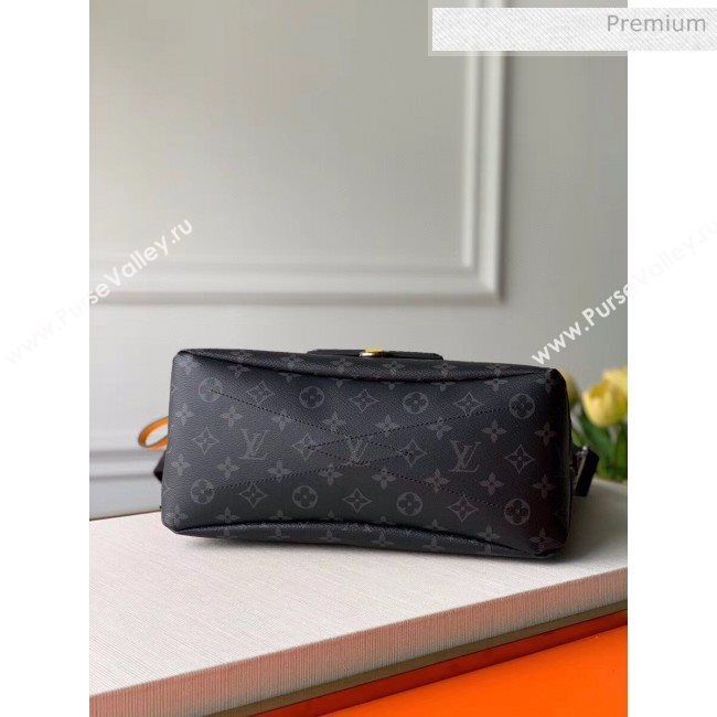 Louis Vuitton Besace Zippée MM Bag in Monogram Eclipse Canvas M45214 Black 2020 (K-20061862)