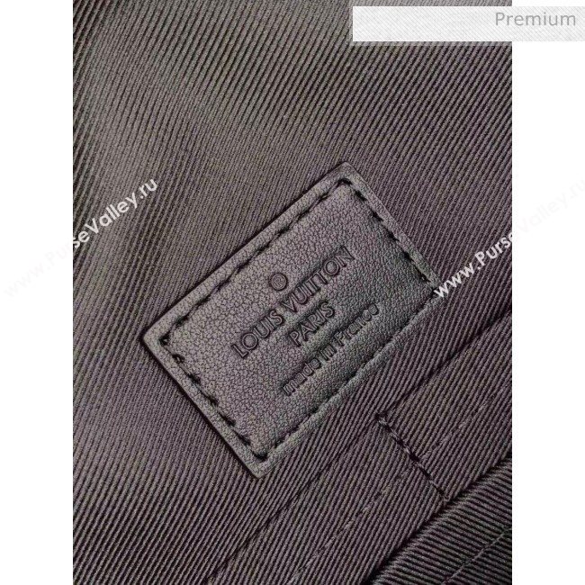 Louis Vuitton Besace Zippée MM Bag in Monogram Eclipse Canvas M45214 Black 2020 (K-20061862)