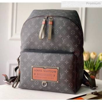 Louis Vuitton DISCOVERY Backpack In Monogram Eclipse Canvas M45218 Black 2020 (K-20061864)
